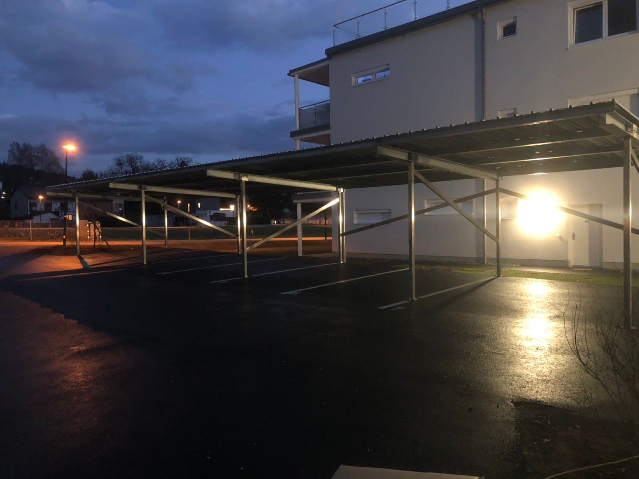 Foto von einem Carport Projekt
