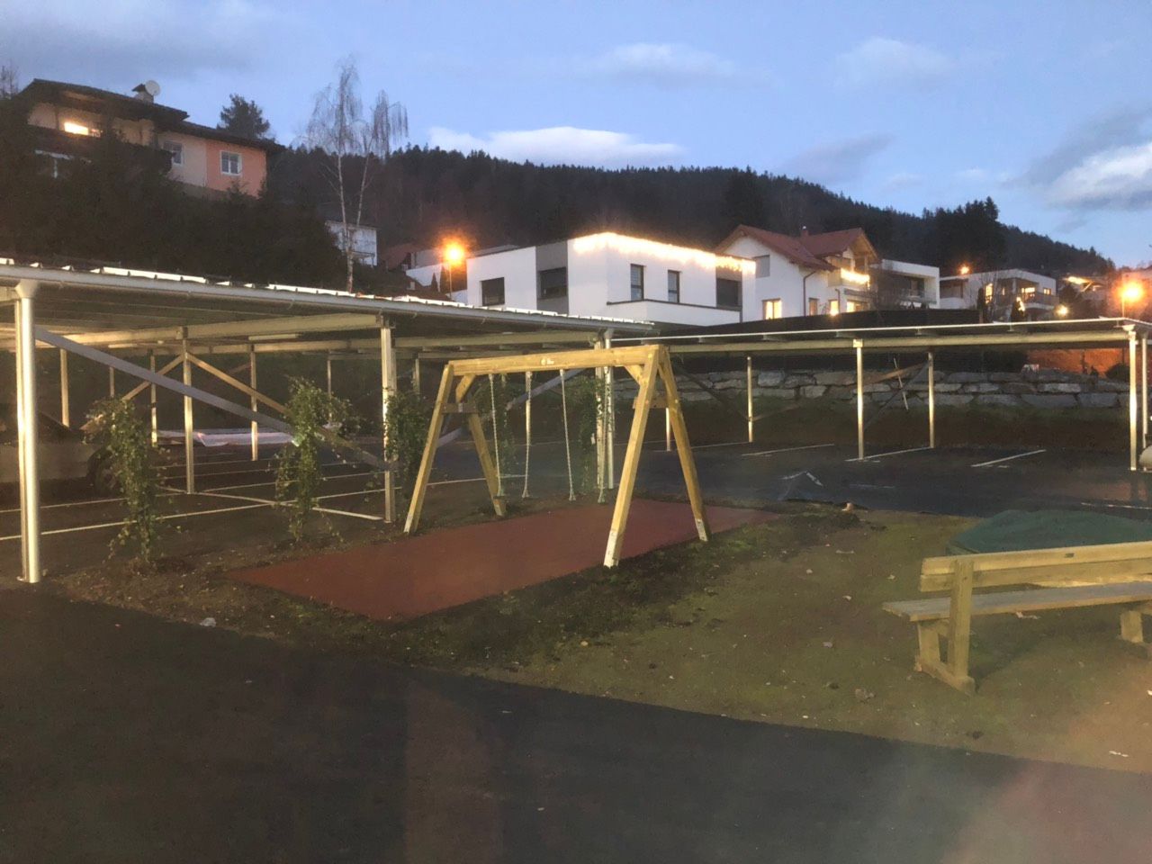 Foto von einem Carport Projekt